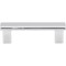 Elements 3" Center-to-Center Polished Chrome Square Park Cabinet Pull 183-3PC - alternate 3